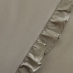 Karaca Home Pure Ruffle %100 Pamuk Tek Kişilik Nevresim Takımı Adaçayı