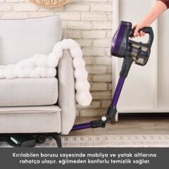Karaca Vantuz Power Up Max Dikey Süpürge Grape Purple