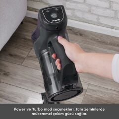 Karaca Vantuz Power Up Max Dikey Süpürge Grape Purple