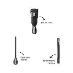 Karaca Vantuz Power Up Max Dikey Süpürge Grape Purple