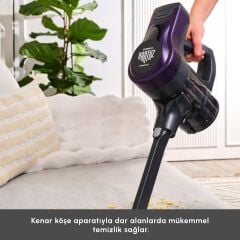 Karaca Vantuz Power Up Max Dikey Süpürge Grape Purple