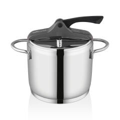 Safinox Vision 10 Litre Tel Kulplu Düdüklü Tencere - Siyah