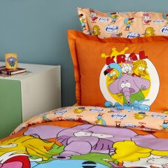 Karaca Home X Kral Şakir %100 Pamuk Süper Ekip Tek Kişilik Nevresim Takımı