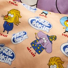 Karaca Home X Kral Şakir %100 Pamuk Süper Ekip Tek Kişilik Nevresim Takımı