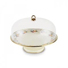 Karaca Viyan Emaye Kek Fanusu 31 cm