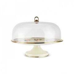 Karaca Viyan Emaye Kek Fanusu 31 cm