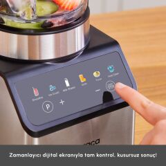 Karaca Color Touch Screen Smoothie Blender Inox 1200W