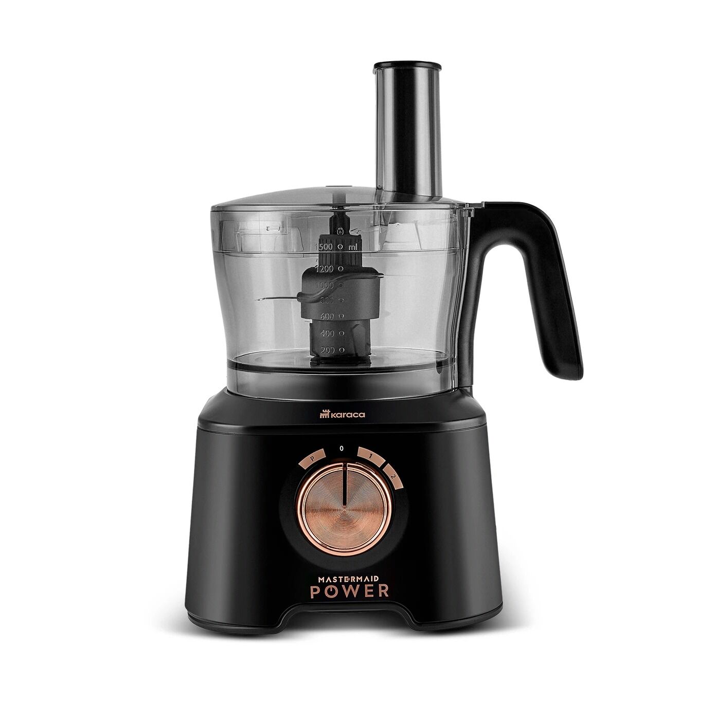 Karaca Mastermaid Power Max 11 in 1 Mutfak Robotu 2500W Black Copper