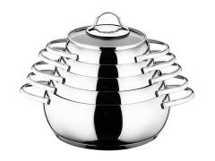 Aryıldız Olimpos 10 Parça Cam Kapaklı Tencere Seti