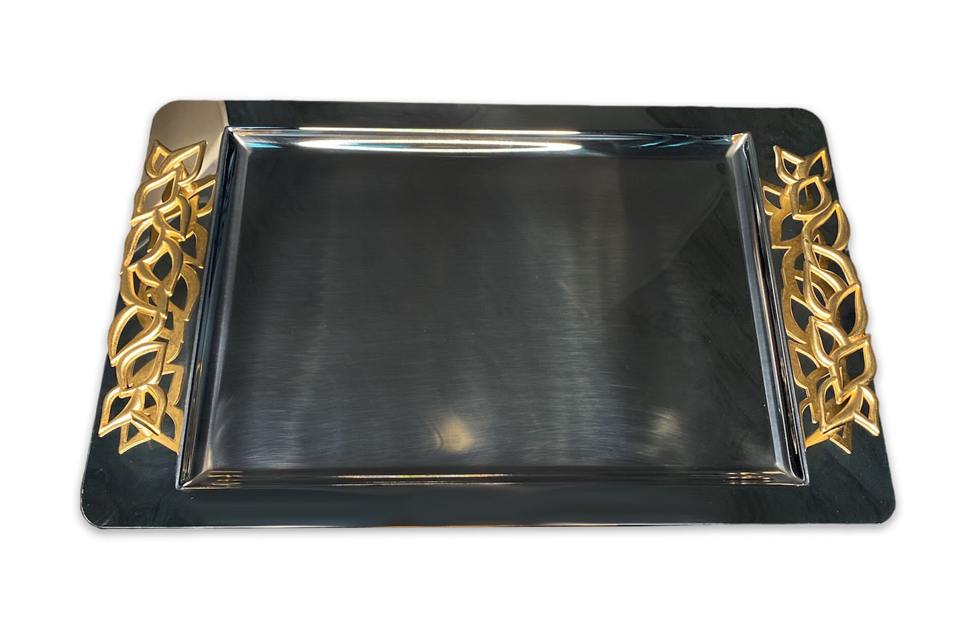 Aryıldız Roma Paslanmaz Çelik Kahve Tepsi - Gold