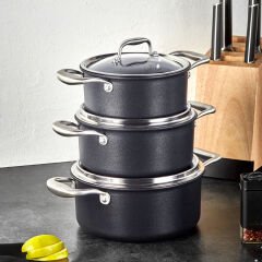 Karaca Biodiamond Pro İndüksiyon Tabanlı 6 Parça Tencere Seti