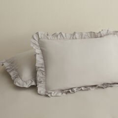 Karaca Home Basic 2'li Yastık Kılıf Gri