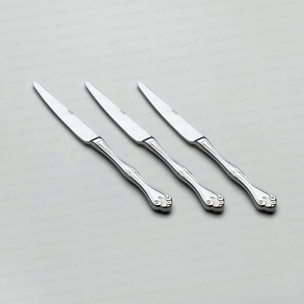 Nehir Lalezar Sade 6lı Yemek Bıçak