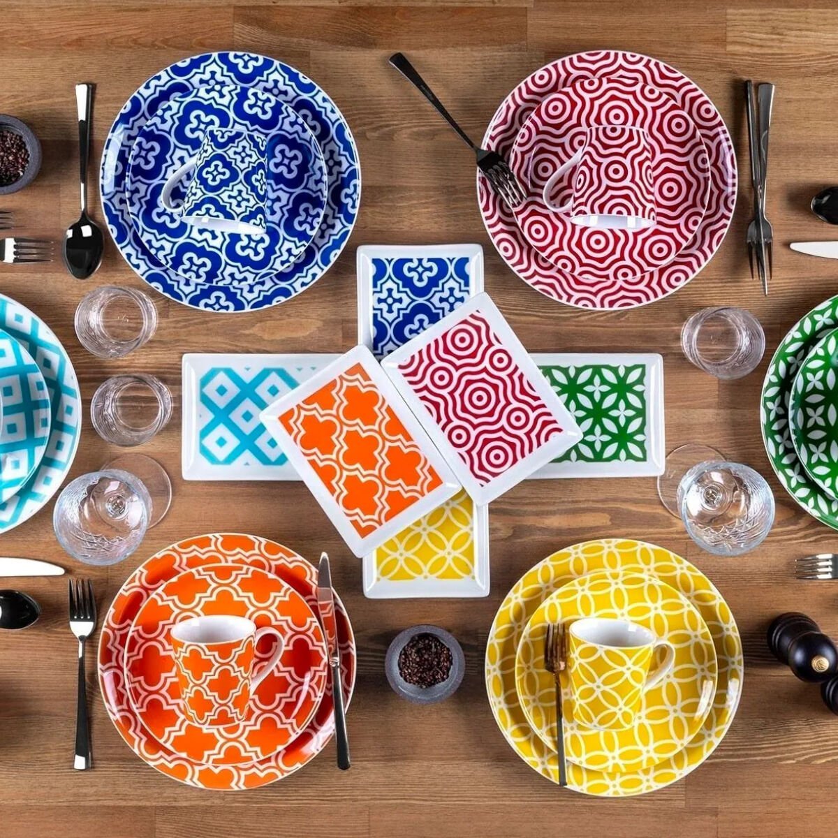 Aryıldız Casablanca 6 Kişilik 24 Parça İkram Seti