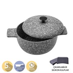 Emsan Perge Döküm Derin Tencere 20 cm