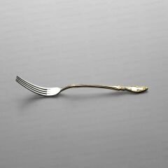 Nehir Adriana Altın Sade 84 Parça Kutulu Çatal Kaşık Bıçak Takımı