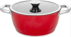 Aryıldız Trendy İnduction Prestige 20 Cm Derin Tencere - Kırmızı