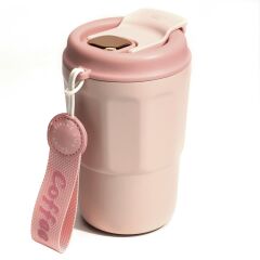 Daima EasyGo Bardak Termos Pembe 380 ml