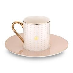 Jumbo Navy 2'li Kahve Fincan Takımı Beige