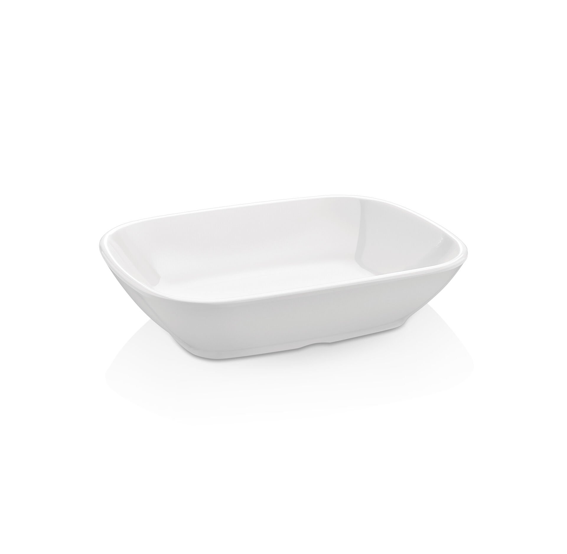 Vural Melamin 230414 Kare 6lı Kayık Tabak-14 cm