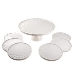 Jumbo Golf Line 6 Kişilik 7 Parça Pasta Takımı