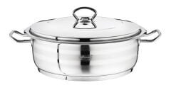 Safinox Flavia Çelik Kısa Tencere 36x13 cm-12 Litre