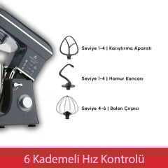Aryıldız Power Chef XXL 10 Litre Stand Mikser