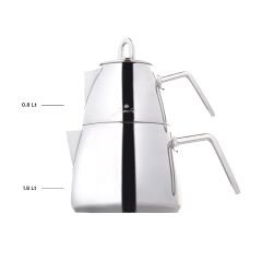 Jumbo Teos Metal Saplı Çaydanlık