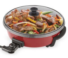 Sem SC-240 Pitava 1200 Watt 7 Litre 40 Cm Pizza Tenceresi - Kırmızı