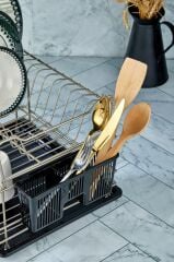 Cooker CKR3270 36x30 Cm 2 Katlı Metal Bulaşıklık - Saten