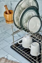 Cooker CKR3270 36x30 Cm 2 Katlı Metal Bulaşıklık - Saten