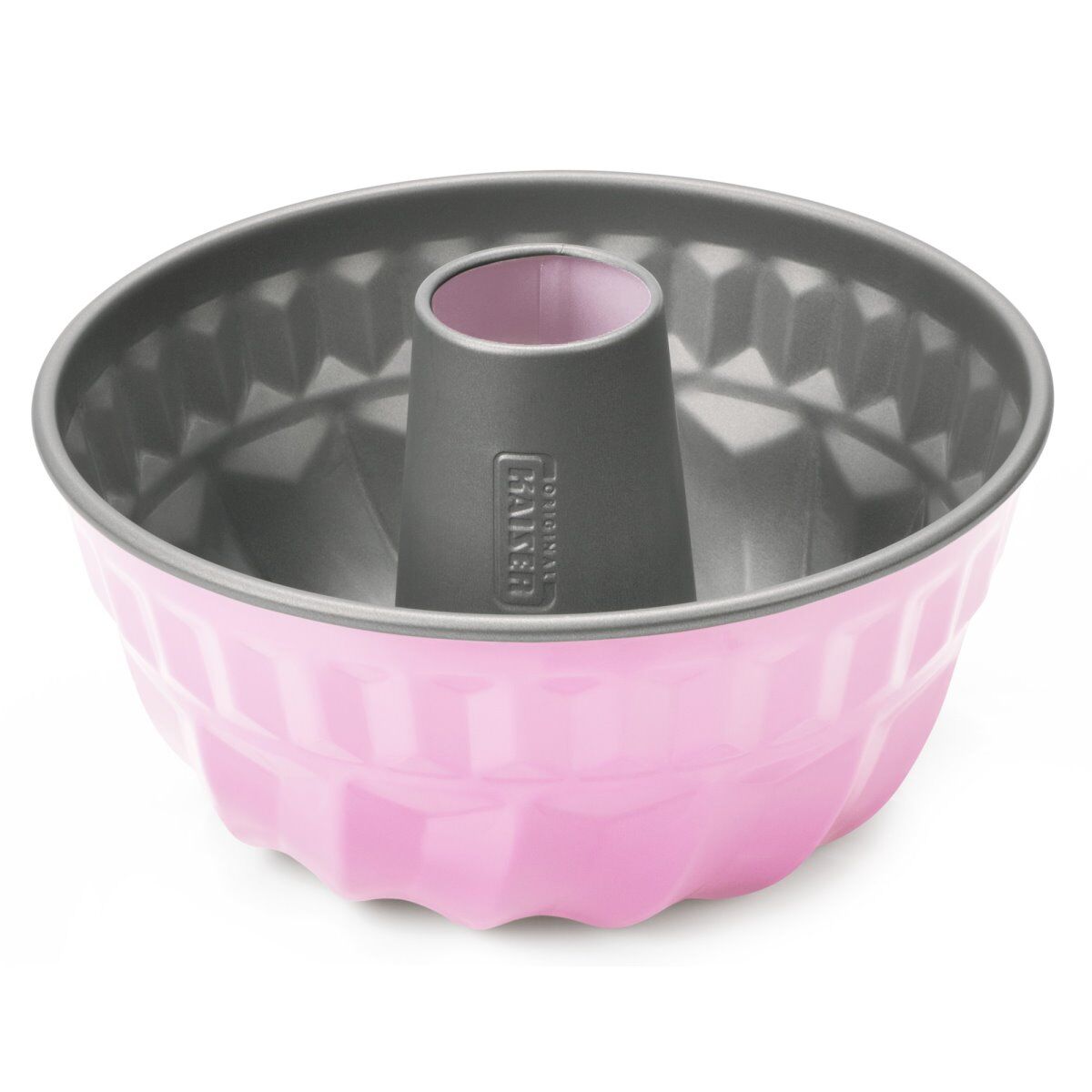 Kaiser Color Borulu Kek Kalıbı Pembe - 22 Cm