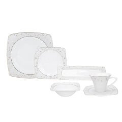 Karaca Fine Pearl Antares 26 Parça 6 Kişilik Kahvaltı Takımı Gold