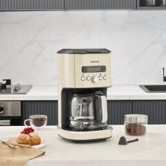 Homend Vintage Coffeebreak 5027H Filtre Kahve Makinesi Krem