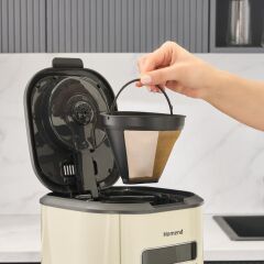 Homend Vintage Coffeebreak 5027H Filtre Kahve Makinesi Krem