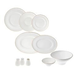 Jumbo Gold Star Fine Bone 60 Parça 12 Kişilik Yemek Takımı