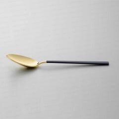 Nehir Dalyan Altın Lacivert Sedef 36 Parça Kutulu Çatal Kaşık Bıçak Takımı