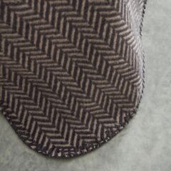 Karaca Home Sandra Çift Kişilik Balık Sırtı Desenli Pamuk Battaniye Gri