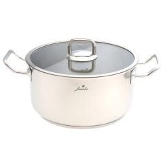 Jumbo Proshine Steel 8 Parça İndüksiyon Tabanlı Çelik Tencere Seti