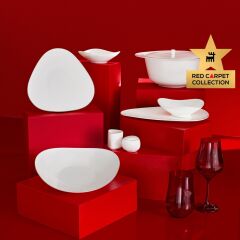 Karaca Fine Pearl Tristan 62 Parça 12 Kişilik Yemek Takımı Gold