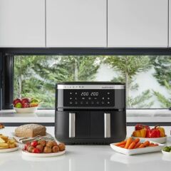 King KYF32 MagicChef+ Dual Aifryer Pişirme Robotu 4+4 Litre