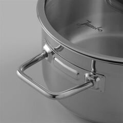 Jumbo Modena 8 Parça Çelik Tencere Seti