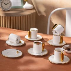 Emsan Modern 80 ml 6'lı Kahve Fincan Takımı