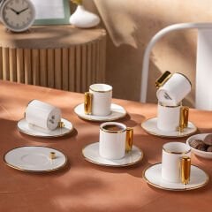 Emsan Modern 80 ml 6'lı Kahve Fincan Takımı