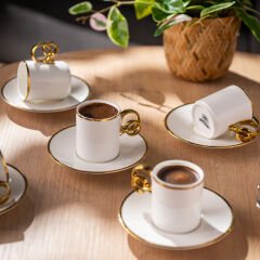 Emsan Wedding 90 ml 6'lı Kahve Fincan Takımı