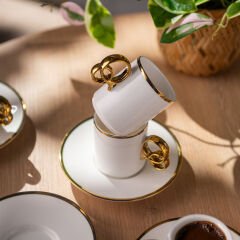 Emsan Wedding 90 ml 6'lı Kahve Fincan Takımı