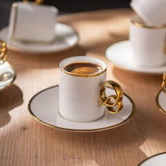 Emsan Wedding 90 ml 6'lı Kahve Fincan Takımı