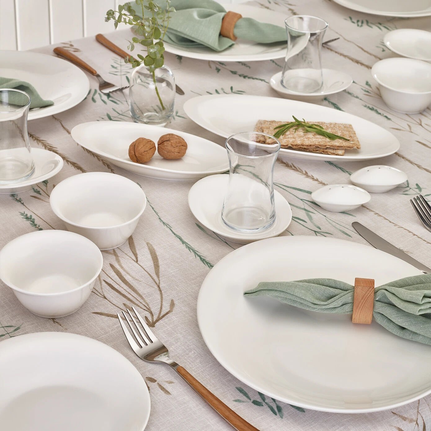 Karaca Forever Bone Lal 29 Parça 6 Kişilik Kahvaltı Takımı