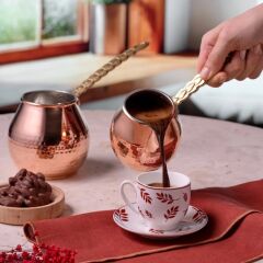 Emsan Göbeklitepe Bakır Cezve 8 Cm