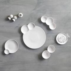 Karaca Red Carpet Collection Stream Bone Blow 26 Parça 6 Kişilik Kahvaltı Takımı